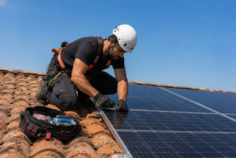 Maintenance et monitoring de panneaux solaires à Pechs-de-l'Espérance